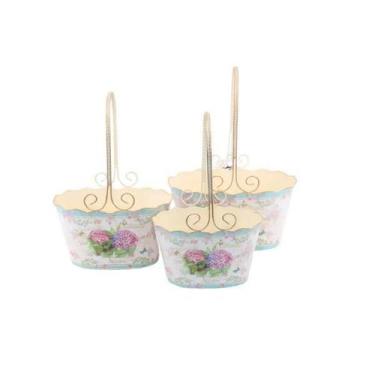 Imagem de Vasos Cachepot De Metal 18Fx-649C Jogo 03 Peças - Vacheron Do Brasil