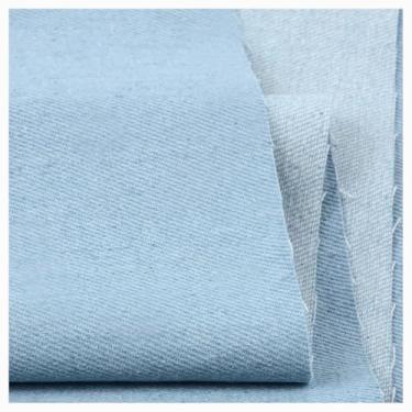 Imagem de 350 G Tecido Jeans Azul Para Costura, Artesanato De Tecido Jeans Elegante Por Material Não Elástico Para Jeans Jaquetas E Costura DIY (150 Cm X100cm)(Blue 2,0.5x1.5M)