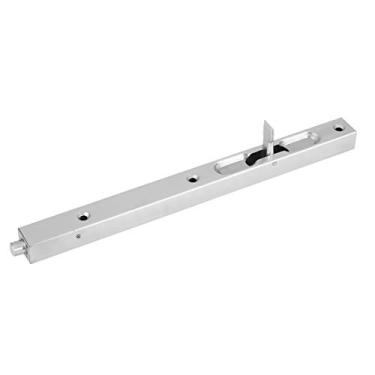 Imagem de AYNEFY Trava de Fechadura de Porta de Aço Inoxidável 304, Trava de Segurança Com Parafuso Nivelado de Ação de Mola para Portas de Madeira e Aço (10 polegadas 304 escovado (cor de aço)