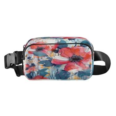 Imagem de CEBUGI Pochetes de caminhada para homens e mulheres, pochete moderna resistente à água com cinto ajustável para treino, viagem, corrida