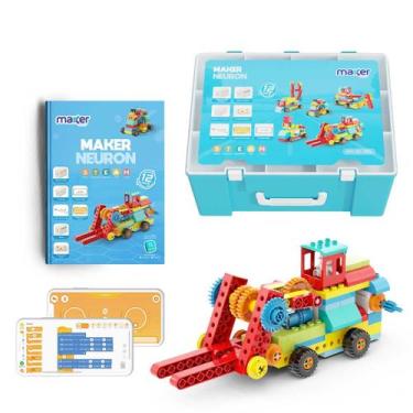 Imagem de Kit de Robótica Maker Neuron 12 em 1 C/ Programação + Livro