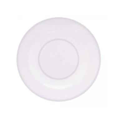 Imagem de Jogo 10 Pratos Sobremesa Melamina Basic Branco Lyor 18cm