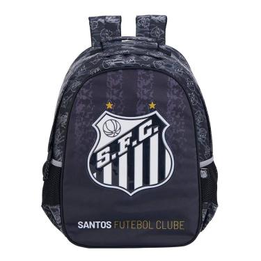 Imagem de Mochila Esportiva Escolar Futebol Santos 16612 Oficial