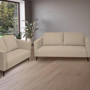 Imagem de Conjunto 2 Sofás 3 e 2 Lugares Tecido Safira Fun - CELSIL ESTOFADOS