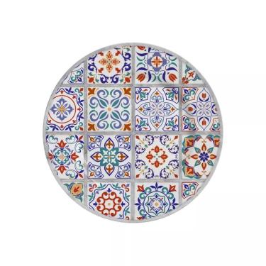 Imagem de Pratos Cerâmicos Brancos - Resistente - Micro-ondas