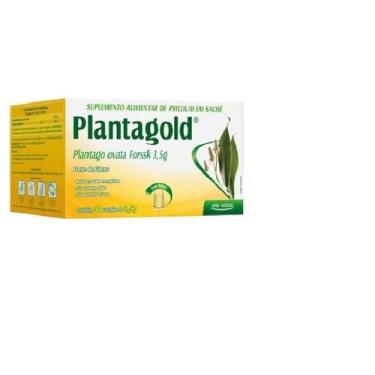 Imagem de Plantagold Plantago Ovata 3,5G 30 Sachês Sem Sabor - Artenativa