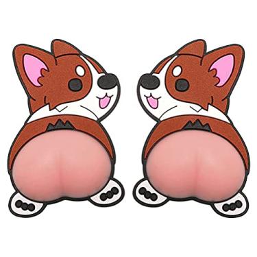 Imagem de Keenso Adesivos Anticolisão para Carros, 2 Peças 3D de Alta Elasticidade Protetor de Pára-choques de PVC Engraçado à Prova de água Com Super Adesão para Portas de Carros, Paredes de