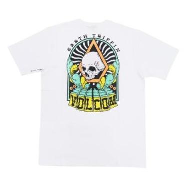 Imagem de Camiseta Volcom Arched - Branco-Masculino