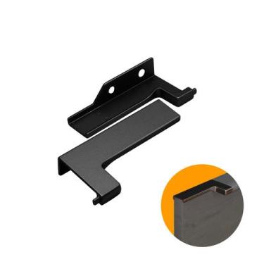 Imagem de Ponteira Puxador Facetato Preto de 20mm Pe183 Rometal, PE-183, Zamac, 