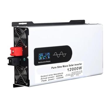 Imagem de 24v to 220v,Inversor de onda senoidal pura de 12000 W DC 12 V 24 V 48 V 60 V 72 V, carregador DC para AC 110 V/220 V, conversor de energia solar de baixa frequência para caminhões