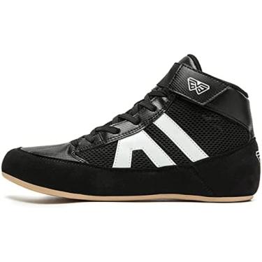 Imagem de Botas De Boxe/sapatos De Luta Livre Para Crianças, Calçados De Boxe Antiderrapantes E Respiráveis ​​para Meninos, Meninas, Adequados Para Esportes, Luta, Levantamento De Peso, Treinamento Em Artes