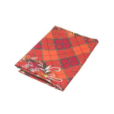 Imagem de Toalha de Mesa 6 Lugares Brilhare 2,00x1,45m Tecido Oxford Maquinetado com Bainha Natal Estampa 2