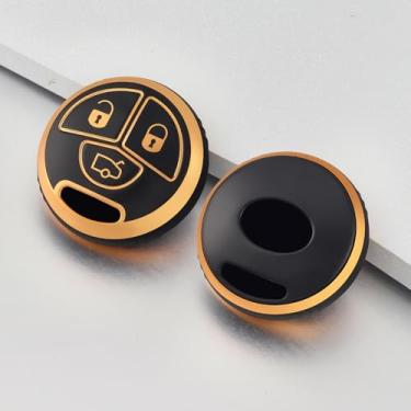 Imagem de Capa protetora de TPU compatível com chave de controle remoto inteligente Toyota, acessórios para chaves de carro