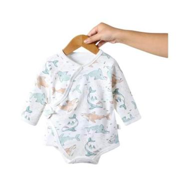 Imagem de Body De Algodão De Manga Longa Para Bebê Recém-Nascido, Roupas De Prim