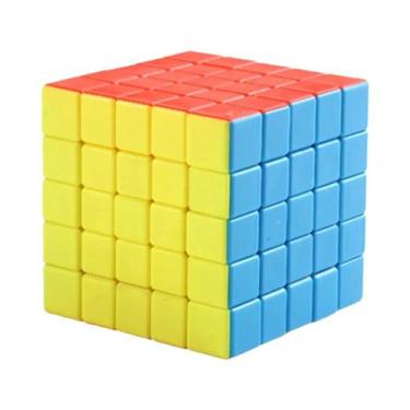 Imagem de Quebra-Cabeça Pirâmide Sem Adesivo 2x2 3x3 4x4 5x5 Cubo De Velocidade 