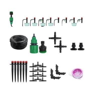 Imagem de Kit De Sistema De Irrigação Automática Por Gotejamento Para Plantas Em