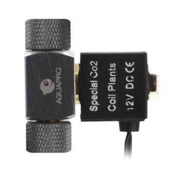 Imagem de Válvula Solenoide De CO2 12V Com Regulador De Pressão E Manômetro Para