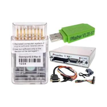 Imagem de Programador De ECU via J2534 Compatível PCM Flash Power Box JTAG Openp