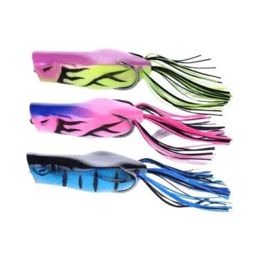 Imagem de Isca De Sapo Ray De 7cm 14g, 3 Peças, 10PCS, Isca De Silicone Para Pes