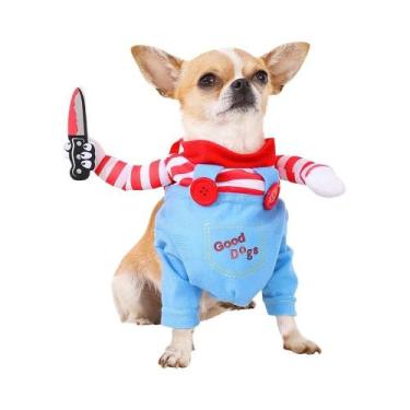 Imagem de Fantasia De Halloween Para Pets, Roupa Engraçada Para Cães Pequenos, M