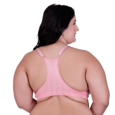 Imagem de Sutiã Plus Size Reforçado Nadador Bojão Soutien Grande - Naka Modas, R