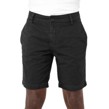 Imagem de Bermuda Calvin Klein Jeans Masculina Sarja Chino Pockets Preta-Masculino