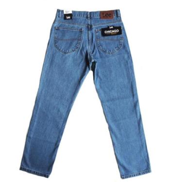 Imagem de Calça Jeans Lee Chicago Masculina Tradicional 100% Algodao Stone Clara