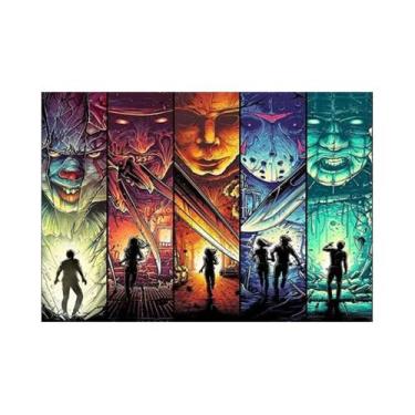 Imagem de Personagens Clássicos De Filmes De Terror Pintura Em Diamante DIY Arte