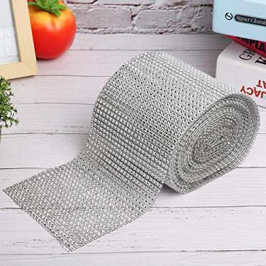 Imagem de Generic Fita de Galvanizada Brilhante Malha de 24 Linhas para Roupas de Casamento - Vermelho, 9m (Prata)