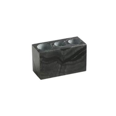 Imagem de Suporte de escova de dentes mármore antigo grão de madeira suporte de escova de dentes balcão de banheiro suporte de pasta de dente caixa de armazenamento de escova de dentes rack de armazenamento de