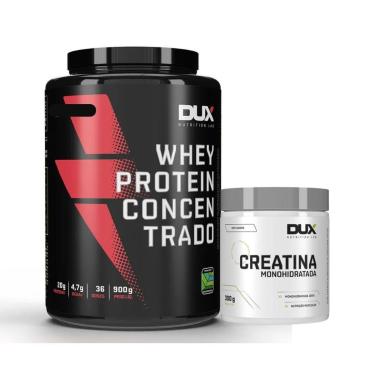 Imagem de Kit Whey Concentrado 900g + Creatina 300g - Dux-Unissex