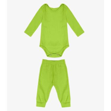 Imagem de Conjunto Body com Calça Select Verde-Masculino