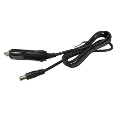 Imagem de Cabo de carregamento de carro 12V/24V para Jackery, BLUETTI, Anker, GRECELL, Goal Zero Cabo de carregamento para isqueiro portátil com plugues DC7909 + DC8020 (1,5 m/4,9 pés) - Preto