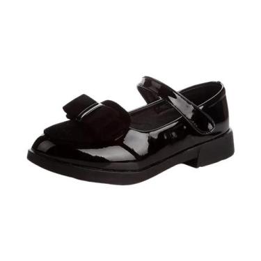 Imagem de Sapatos Infantis Estilo Britânico Elegante Para Meninas, Sapatilhas Pr