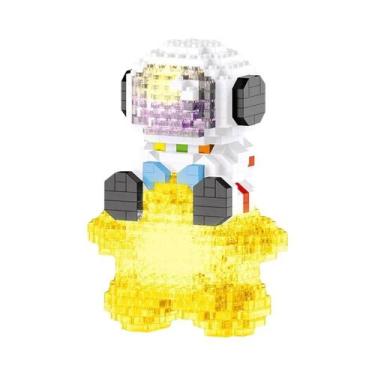 Imagem de Minifigura De Astronauta LED Em Blocos De Montar Micro Mini, Presente 
