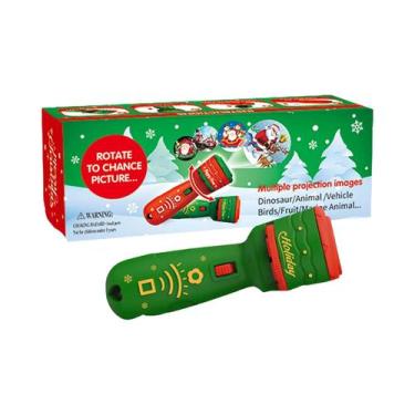 Imagem de Lanterna Projetora De Árvore De Natal Do Papai Noel Com 21 Padrões Rea