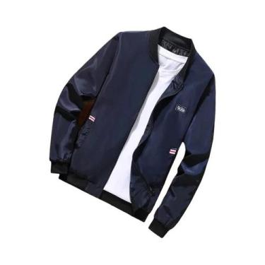 Imagem de Jaqueta Masculina Leve Corta-Vento Casual Para Primavera E Outono Com 