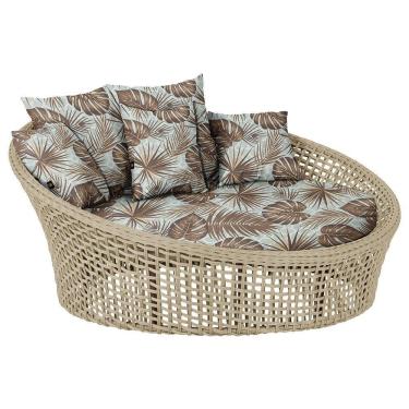 Imagem de Chaise Hungria Pintura Marrom Corda Náutica E6 Trama Rami