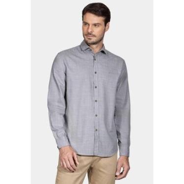 Imagem de Camisa Manga Longa Aramis Denim Like Cinza-Masculino