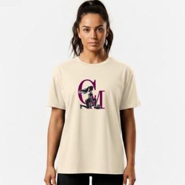 Imagem de Camiseta Feminina Algodão Premium GYM Caminhada Academia-Feminino