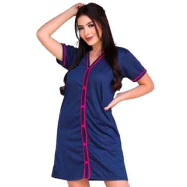 Imagem de Camisola De Botão Feminina Amamentação Pós Cirurgica Camisão - Like4yo