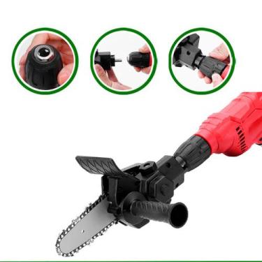 Imagem de Mini Motosserra Adaptador Para Furadeira Para Podar E Serrar - Snel, 4