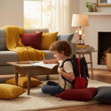 Imagem de Mochila Escolar Infantil Mickey Mouse Costas 16" Resistente Impermeáve