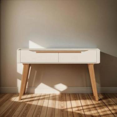 Imagem de Aparador ARC Off White/Nature Imcal Móveis