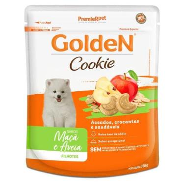 Imagem de Biscoito Golden Cookie Para Cães Filhotes Maçã E Aveia - 350g - Premie