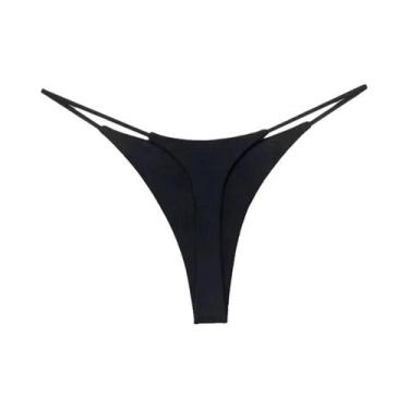 Imagem de Calcinhas De Algodão Estilo Tanga Leopard, Cintura Baixa, Lingerie Sem