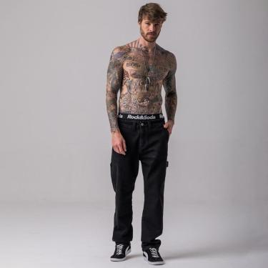 Imagem de Calça Reta Loose Jeans Rock e Soda-Masculino