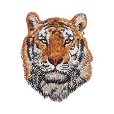 Imagem de Patches De Bordado De Tigre E Leopardo Para Aplicar Em Roupas Com List
