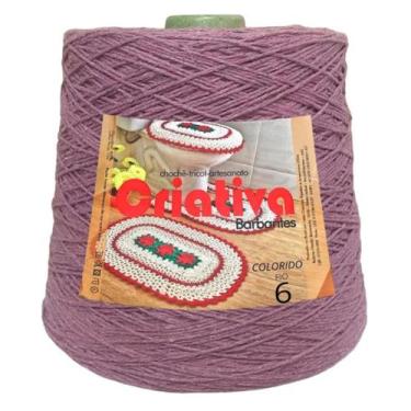 Imagem de Barbante Para Crochê Criativa 2Kg N.º 6 - Criativa Utilidades, 328 Uva