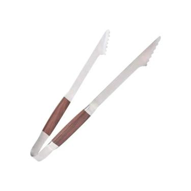 Imagem de Pinça Para Churrasqueiras Em Aço Inox Kenya 43Cm X 5Cm